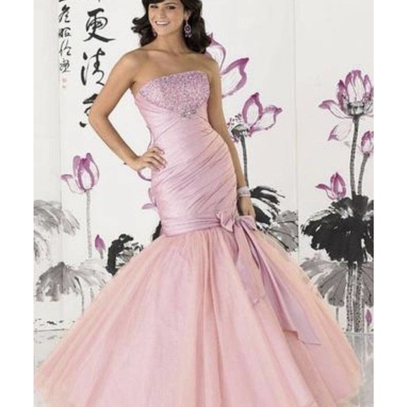 Tiffany Design Pink Prom Dress - Picture 1 of 11